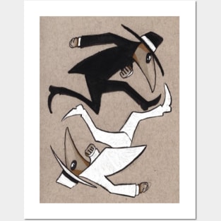 Spy Vs Spy Yin and Yang Posters and Art